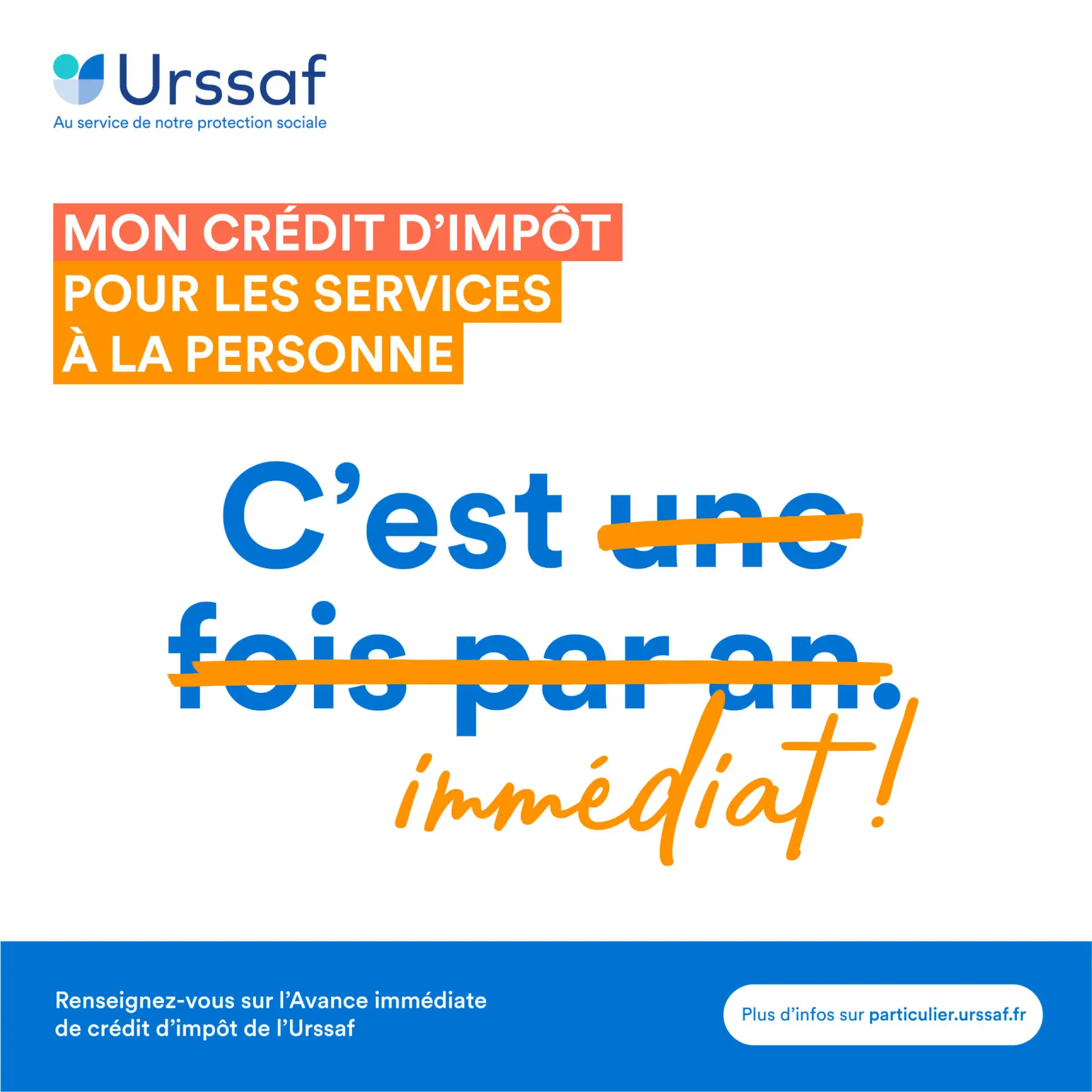 Avance immédiate du Crédit d'Impôt