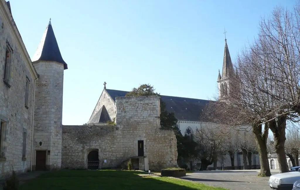 Vue de Sainte-Maure-de-Touraine, bourg tourangeau réputé pour son fromage de chèvre AOC